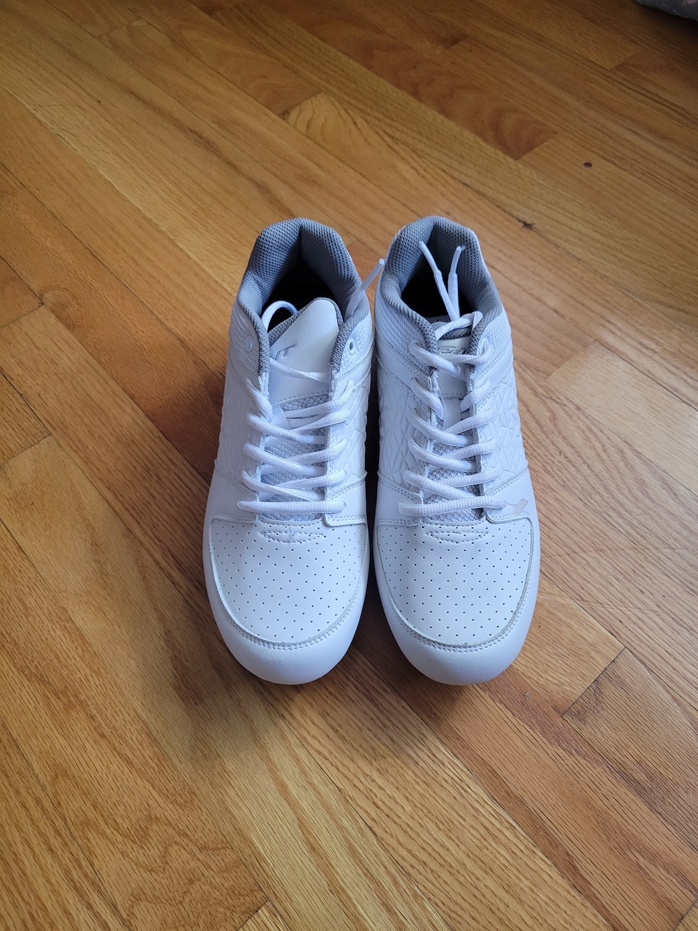 RIP-IT Ringor Diamond Softball Cleat Cleats Molded Girls White/White -Size 10 - Picture 3 of 10